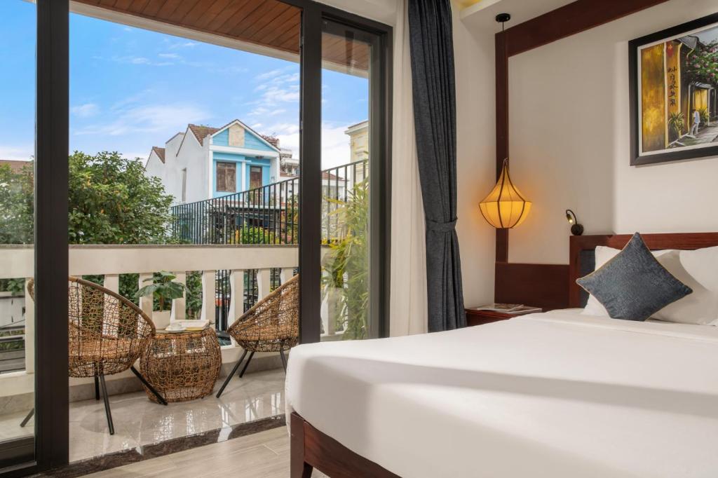Balkón nebo terasa v ubytování An Hotel