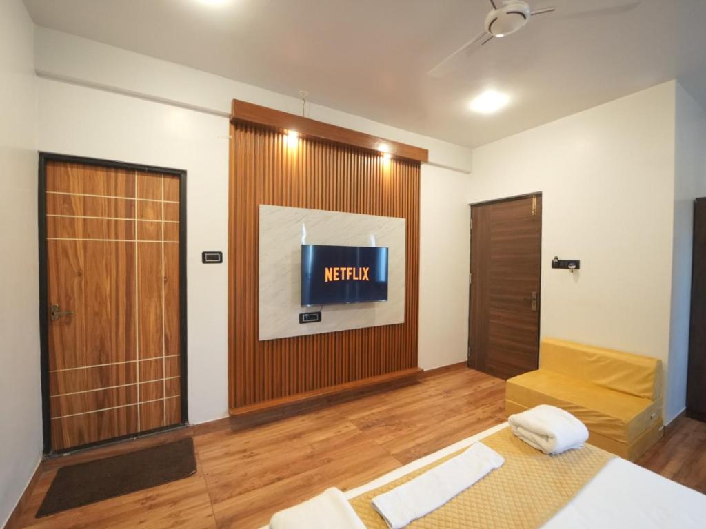 Postel nebo postele na pokoji v ubytování La Sea Vue Goa