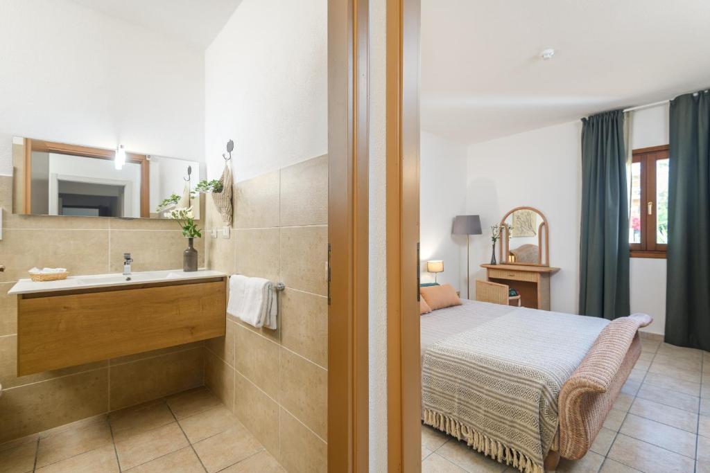 Postel nebo postele na pokoji v ubytování Hotel Moderno