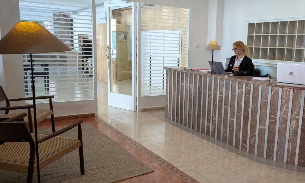 Vstupní hala nebo recepce v ubytování Hotel Medium Montecarlo