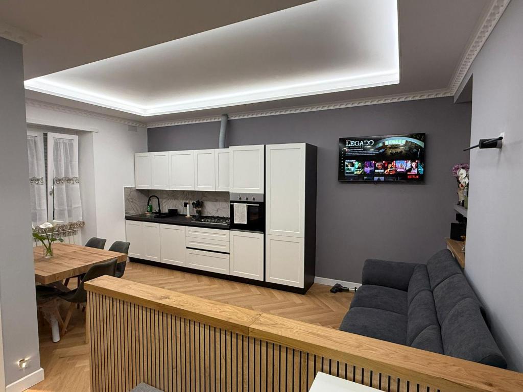 Kuchyň nebo kuchyňský kout v ubytování Relax House