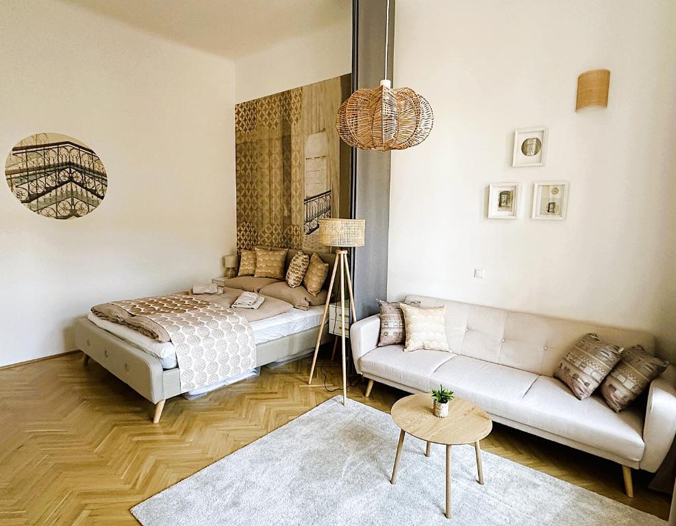 Posedenie v ubytovaní Brody Art Boutique Apartments