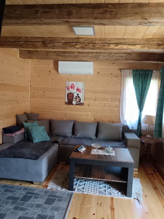 Posezení v ubytování Brvnara Etno Lux