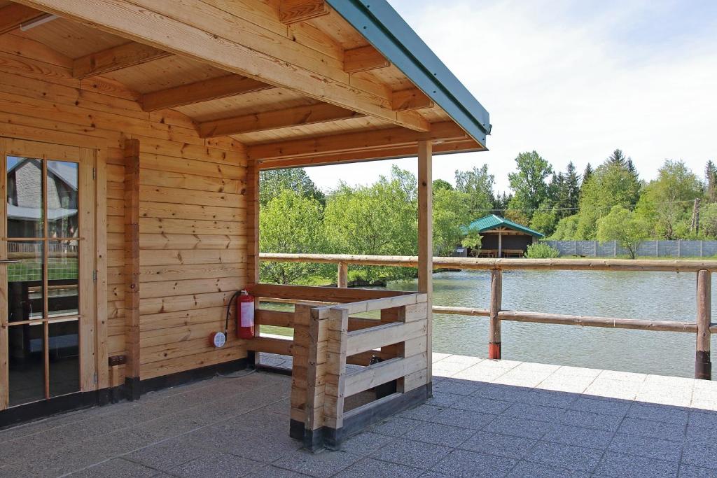 Balkón nebo terasa v ubytování Apartmány HABURA