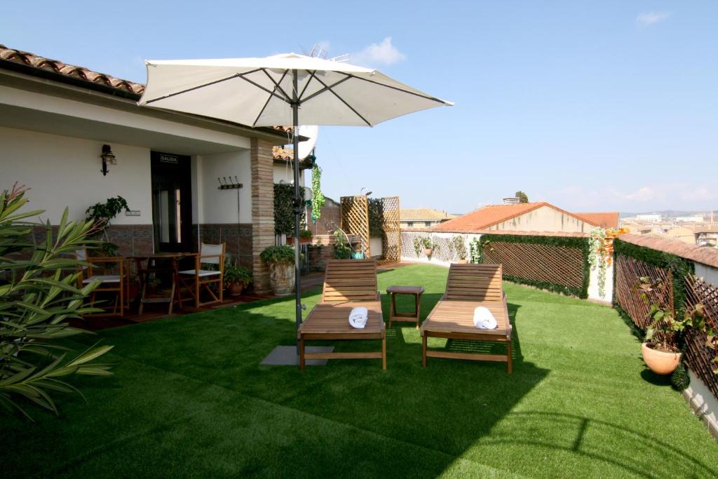 Zahrada ubytování Hotel Merindad de Olite