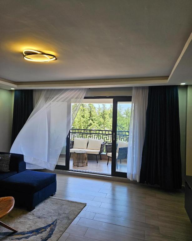 Istumisnurk majutusasutuses Lumo residences