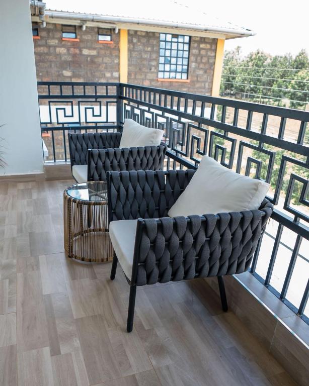 Rõdu või terrass majutusasutuses Lumo residences