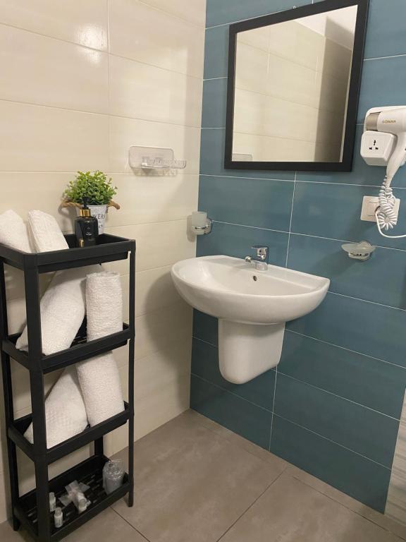 Koupelna v ubytování B&B Le Grazie