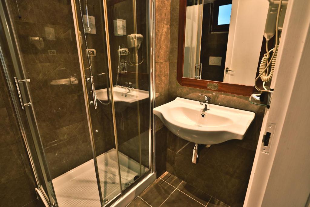 Koupelna v ubytování Il Saracino boutique suites