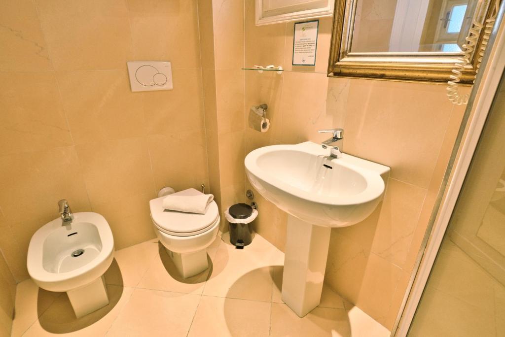 Koupelna v ubytování Il Saracino boutique suites
