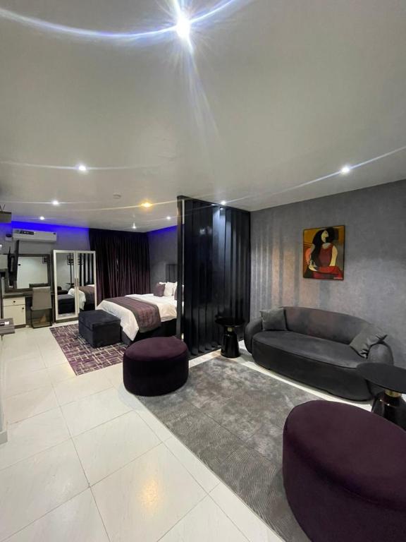 Posezení v ubytování Alluvia Residences