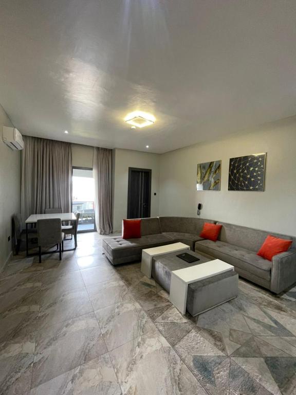 Posezení v ubytování Alluvia Residences