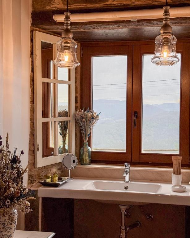 Complejo Rural Lar de Vies - Deluxe Twin Room With Mountain View