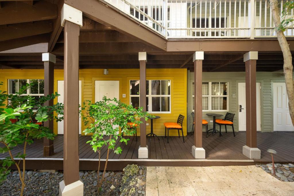 Balkón nebo terasa v ubytování Truman Hotel