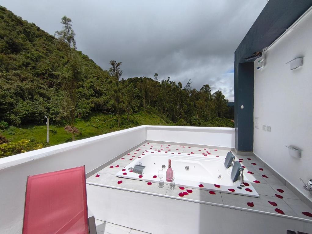 Fotografie z fotogalerie ubytování Mirador samsara Penthouse con Jacuzzi al aire libre,piso completo v destinaci La Calera