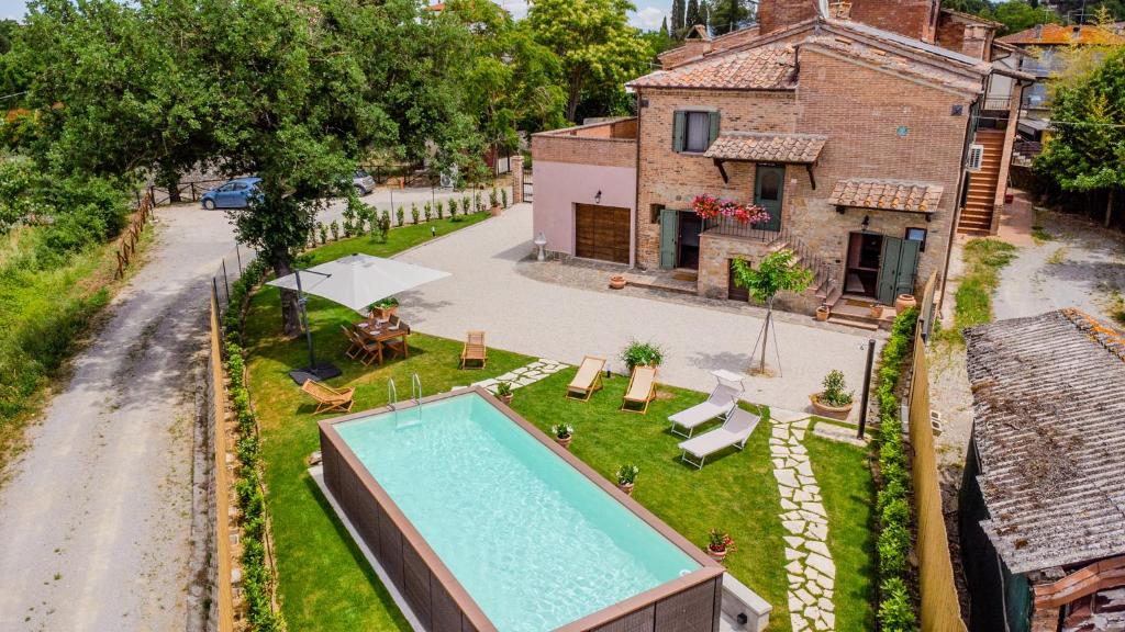 Κήπος έξω από το Holiday Home Croce with Spa
