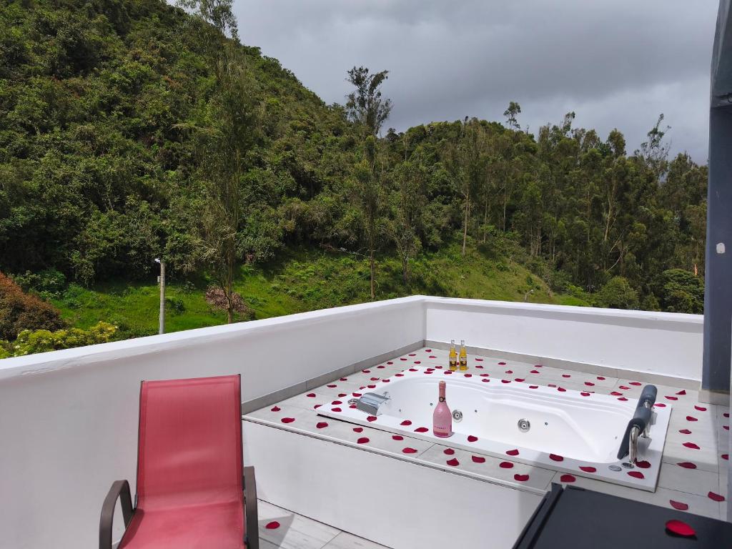 Fotografie z fotogalerie ubytování Mirador samsara Penthouse con Jacuzzi al aire libre,piso completo v destinaci La Calera