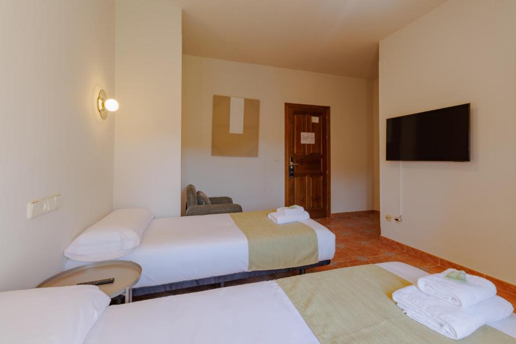 HOTEL Ávila Centro - Chambre Lits Jumeaux Avec Vue Sur Jardin