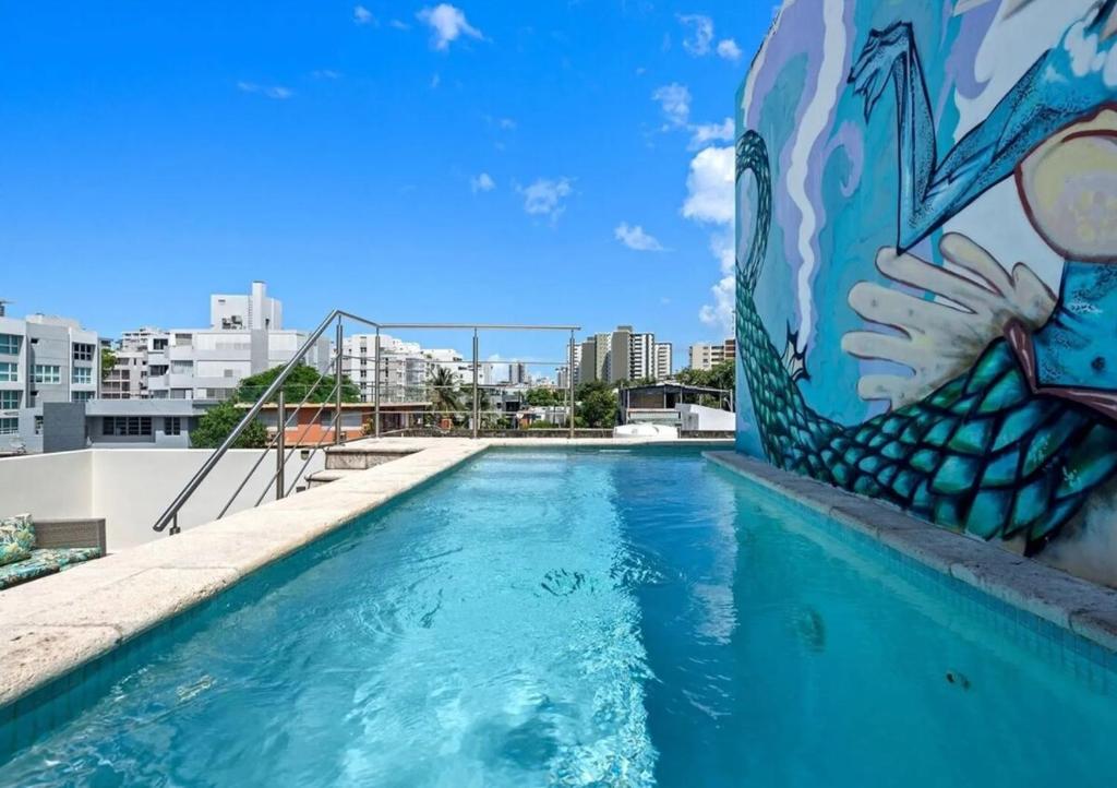 Visual Reference: Estrella Urban Oasis Private Rooftop Pool And Patio San Juan