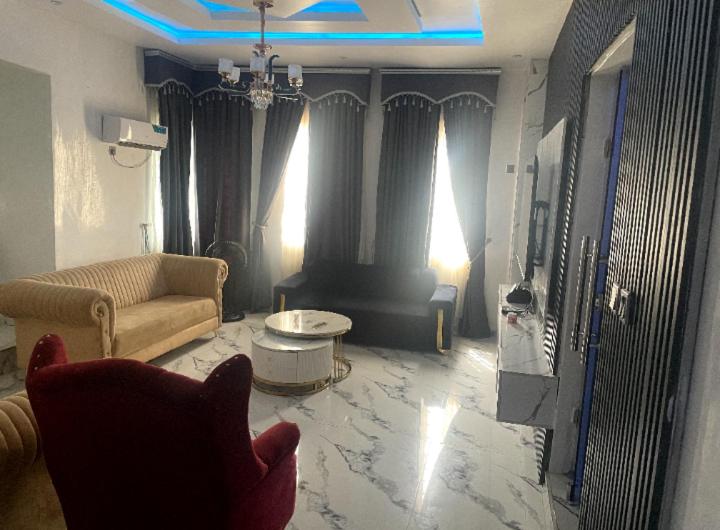 Posezení v ubytování Pinnacle-Plus Service Apartment