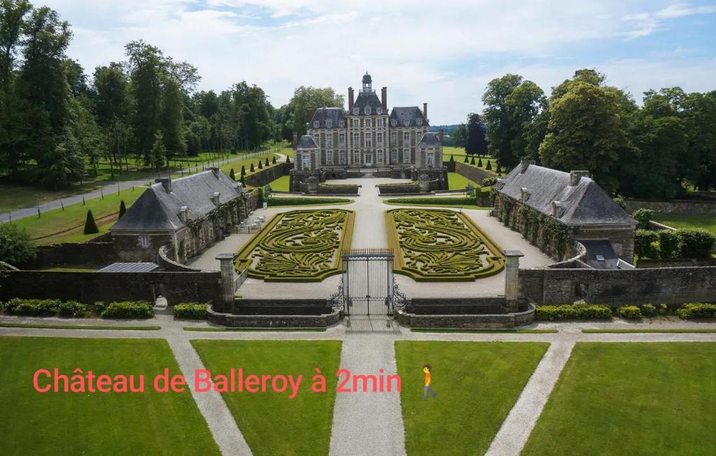 Zahrada ubytování Le Sapin