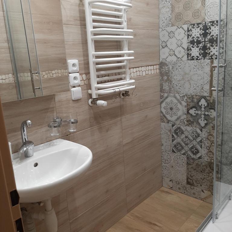 Koupelna v ubytování Apartmánový byt Dáša