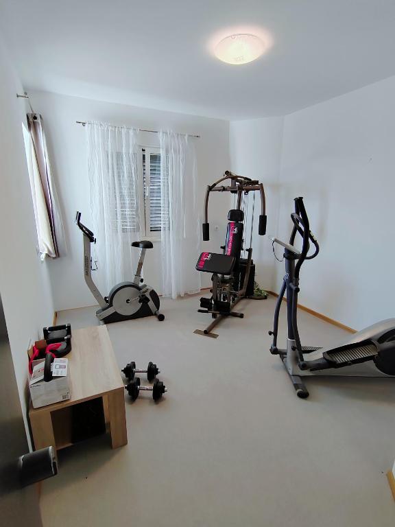 Fitness centrum a/nebo fitness zařízení v ubytování Villa Confido Luxury Apartment 01