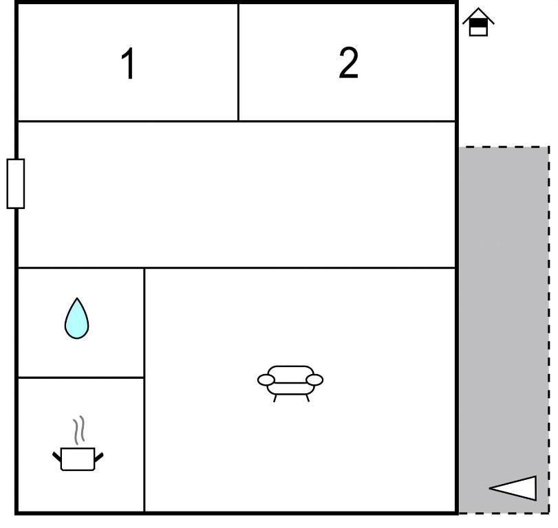 Plán poschodí v ubytovaní Schoene Ferienwohnung Fuegen