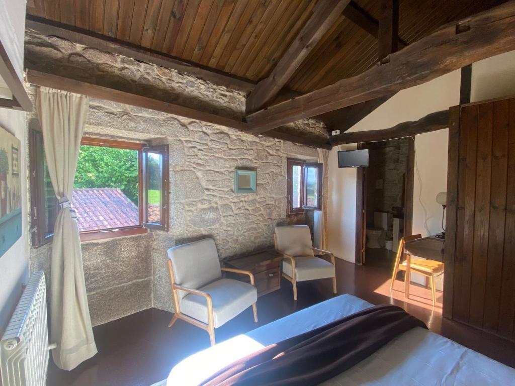Posezení v ubytování Hotel Rural Casal do Mouro