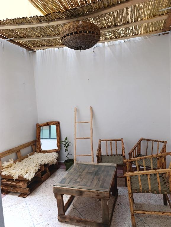 Χώρος καθιστικού στο Nice apartment to stay