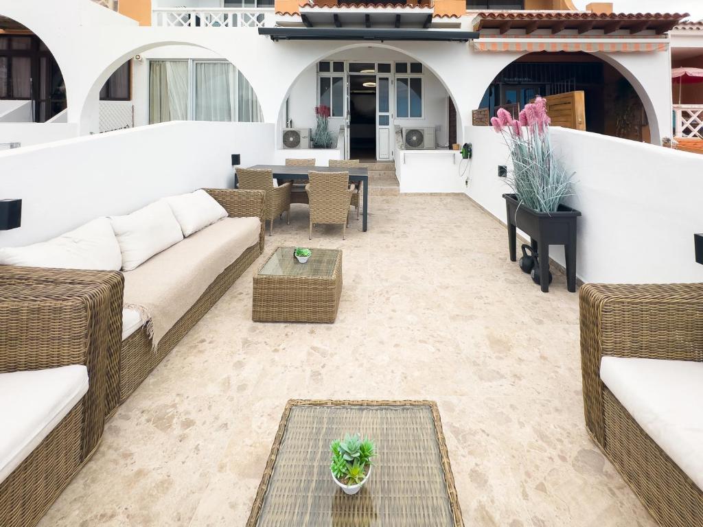 Posedenie v ubytovaní Luxury ocean view apartment costa adeje