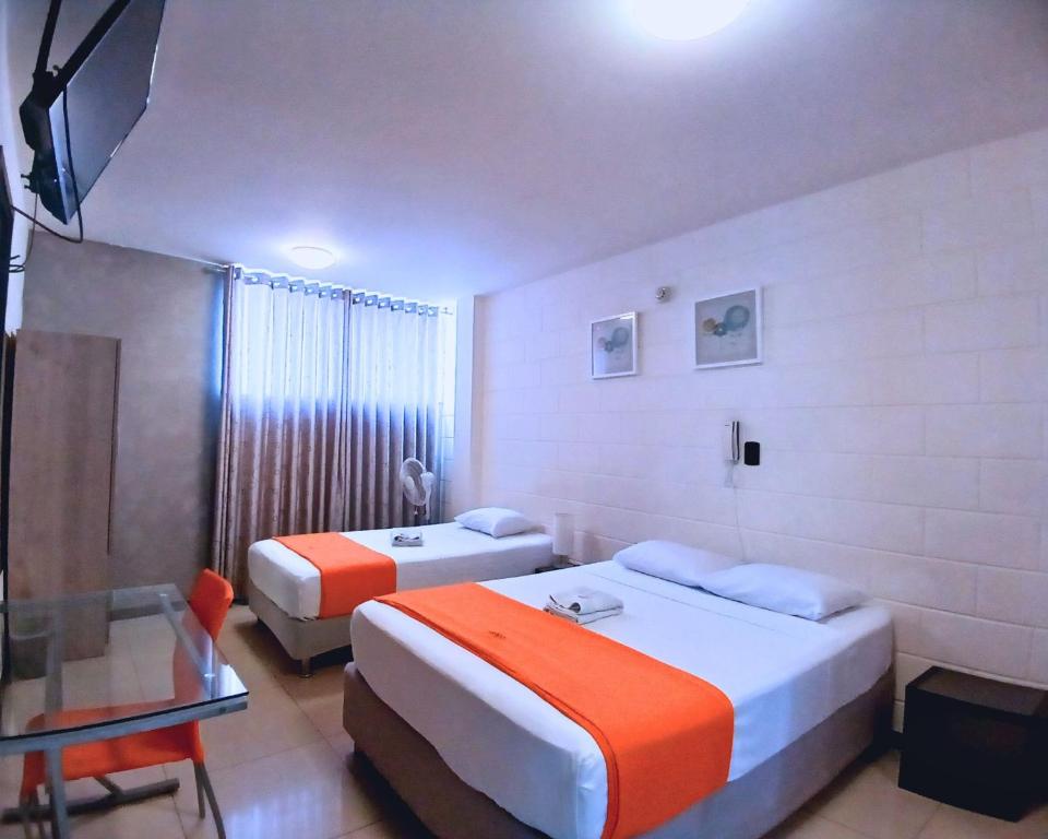 Postel nebo postele na pokoji v ubytování Ivankaa Hostel