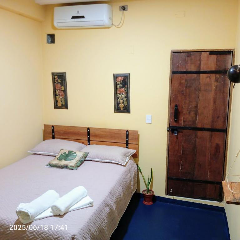 Postel nebo postele na pokoji v ubytování Hotel Gavas Amazonas