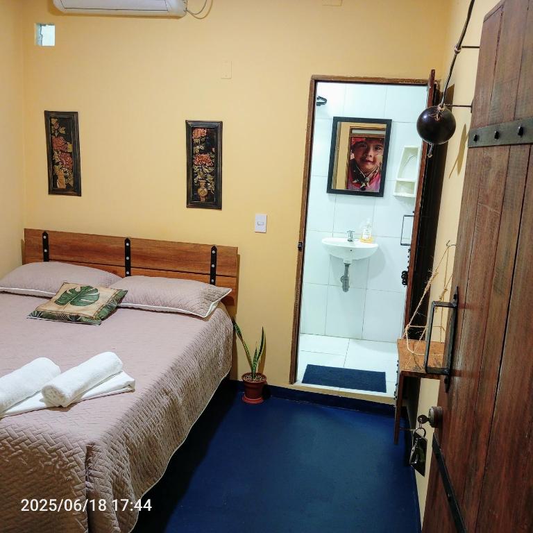 Postel nebo postele na pokoji v ubytování Hotel Gavas Amazonas