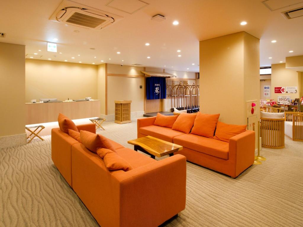 Posezení v ubytování T Hotel Ryuoo