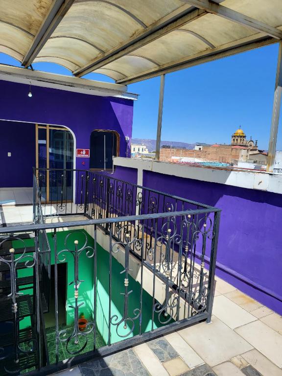 Balkón nebo terasa v ubytování Hostal Tequila