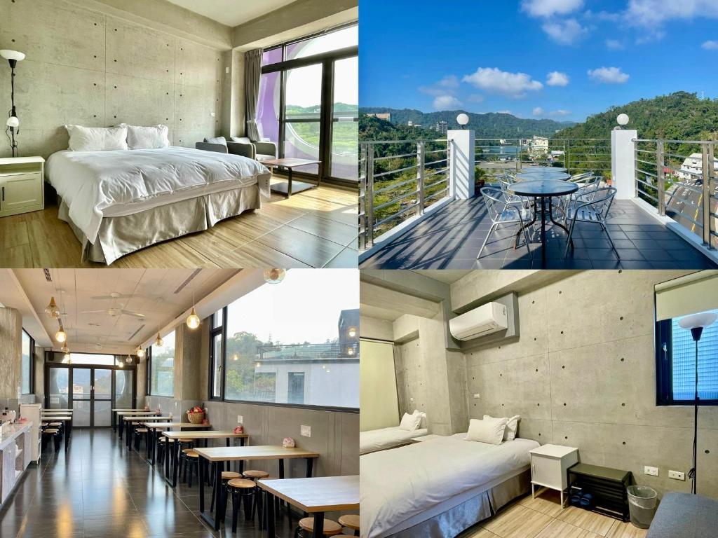 Voodi või voodid majutusasutuse Mei Jen Home B&B 民宿 toas