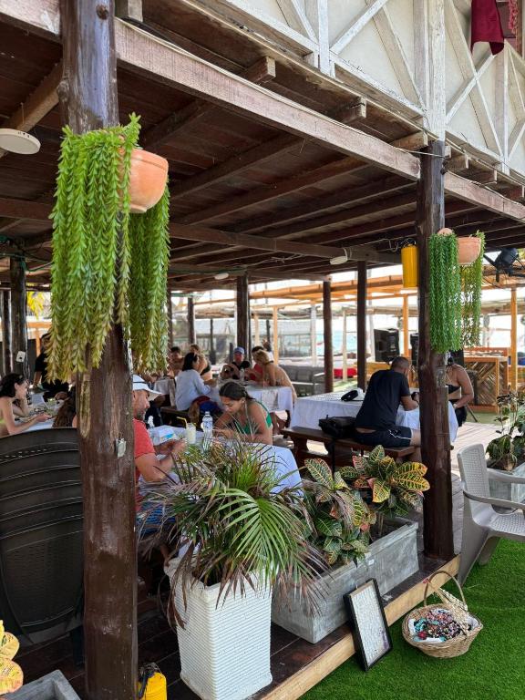 Restaurace v ubytování Habitaciones luxury baru