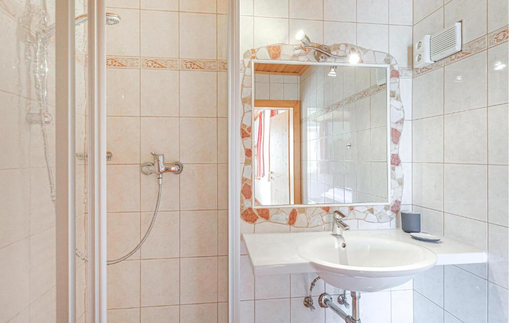 Kopalnica v nastanitvi Ferienwohnung Schöder
