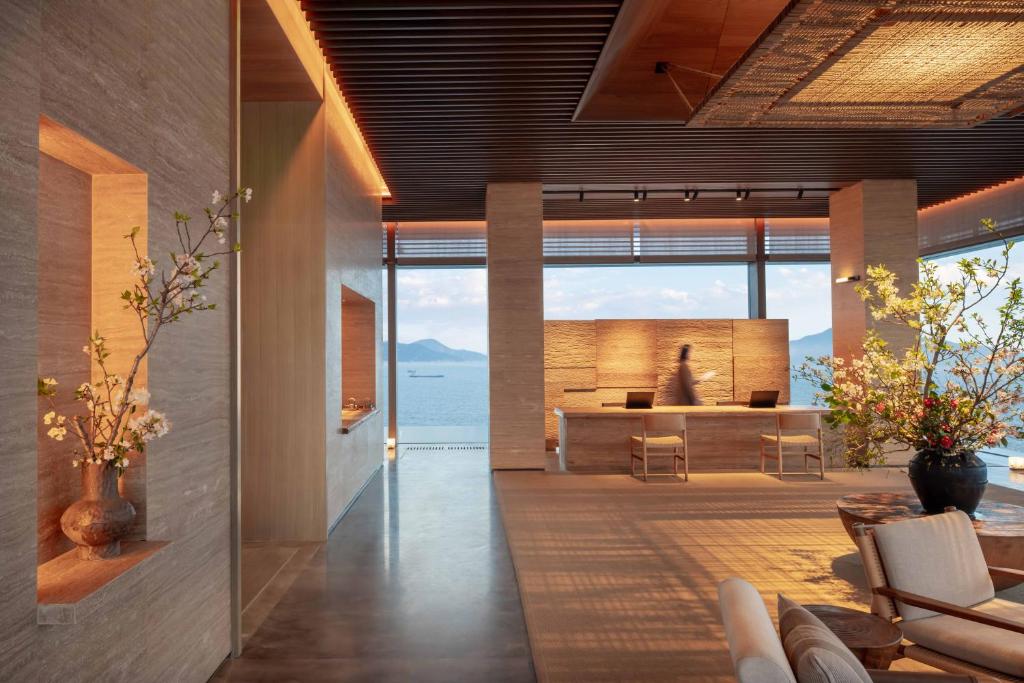 Posezení v ubytování Alila Dong'Ao Island Zhuhai
