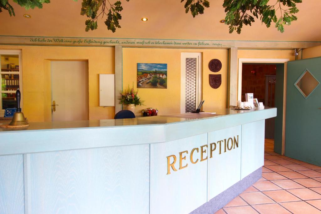 Vstupní hala nebo recepce v ubytování Hotel Burg-Mühle