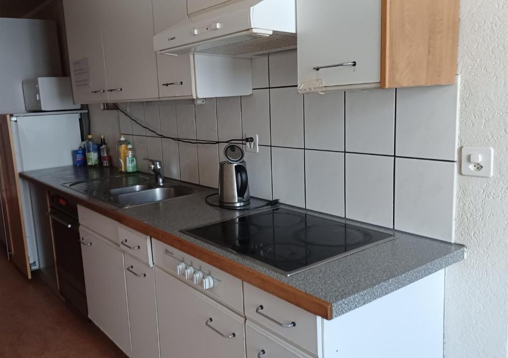 Kuchyň nebo kuchyňský kout v ubytování Gasthof Ochsen