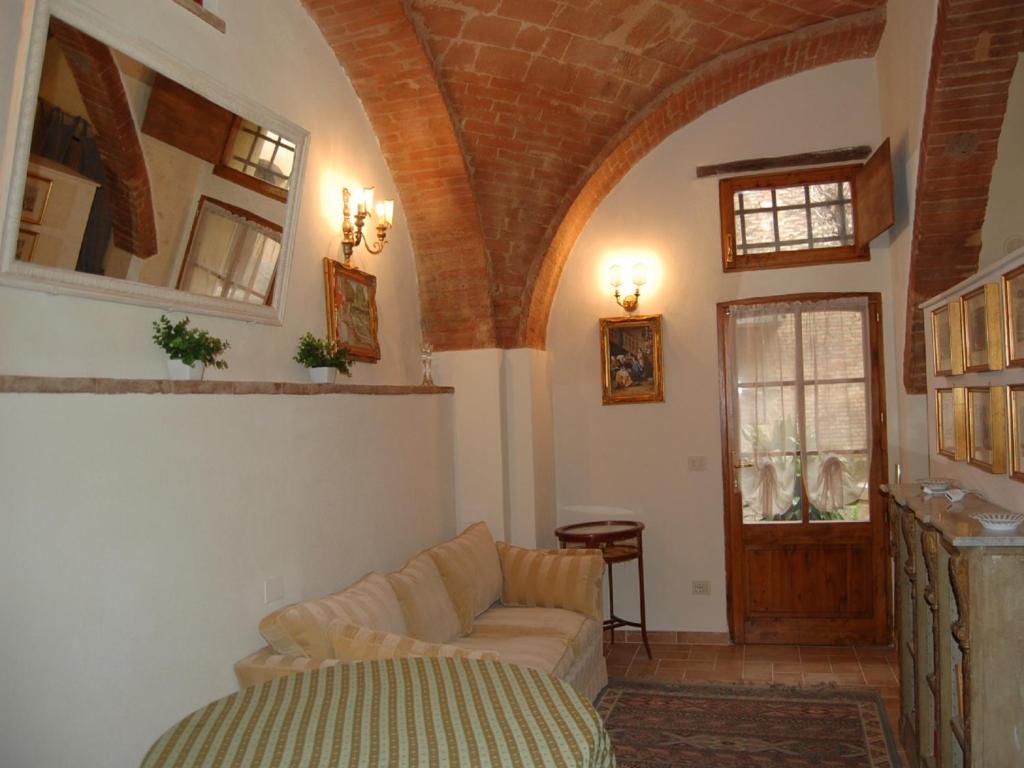 Posezení v ubytování Monolocale a Buonconvento