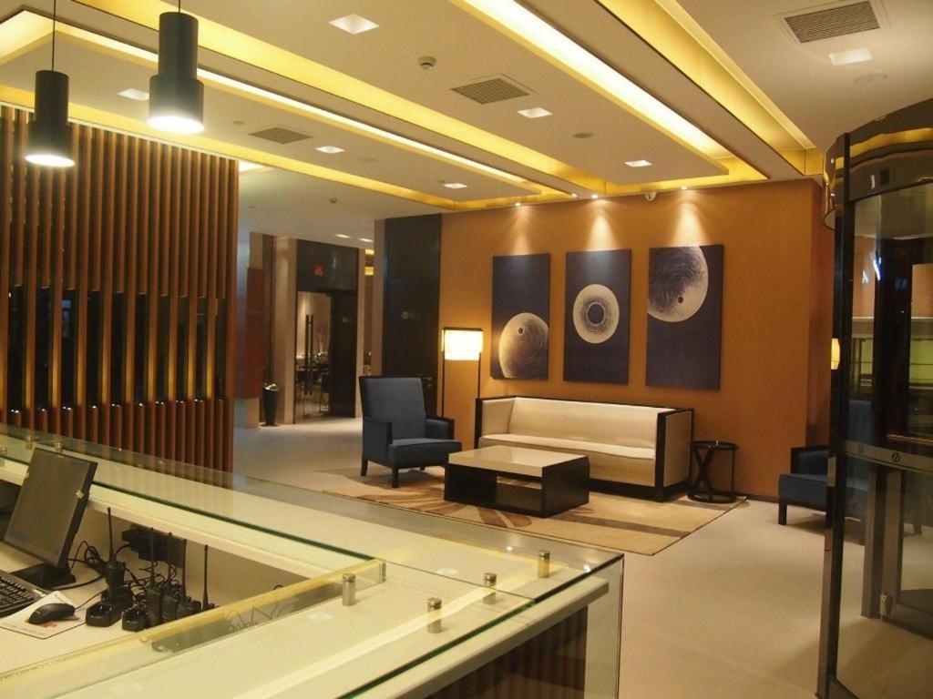 Posezení v ubytování Jinjiang Inn Select Shanghai International Tourism and Resorts Zone Chuansha Road Subway Station