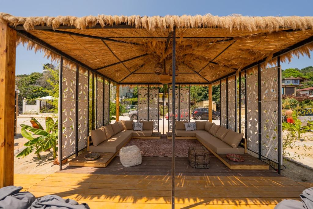 Patio nebo venkovní prostory v ubytování Aqua View SPA Boutique Hotel