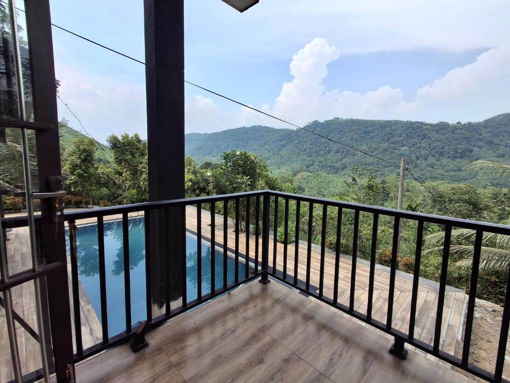 Nespecifikovaný výhled na hory nebo výhled na hory při pohledu z bed and breakfast