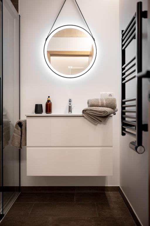 Postel nebo postele na pokoji v ubytování KopfRausch Appartements
