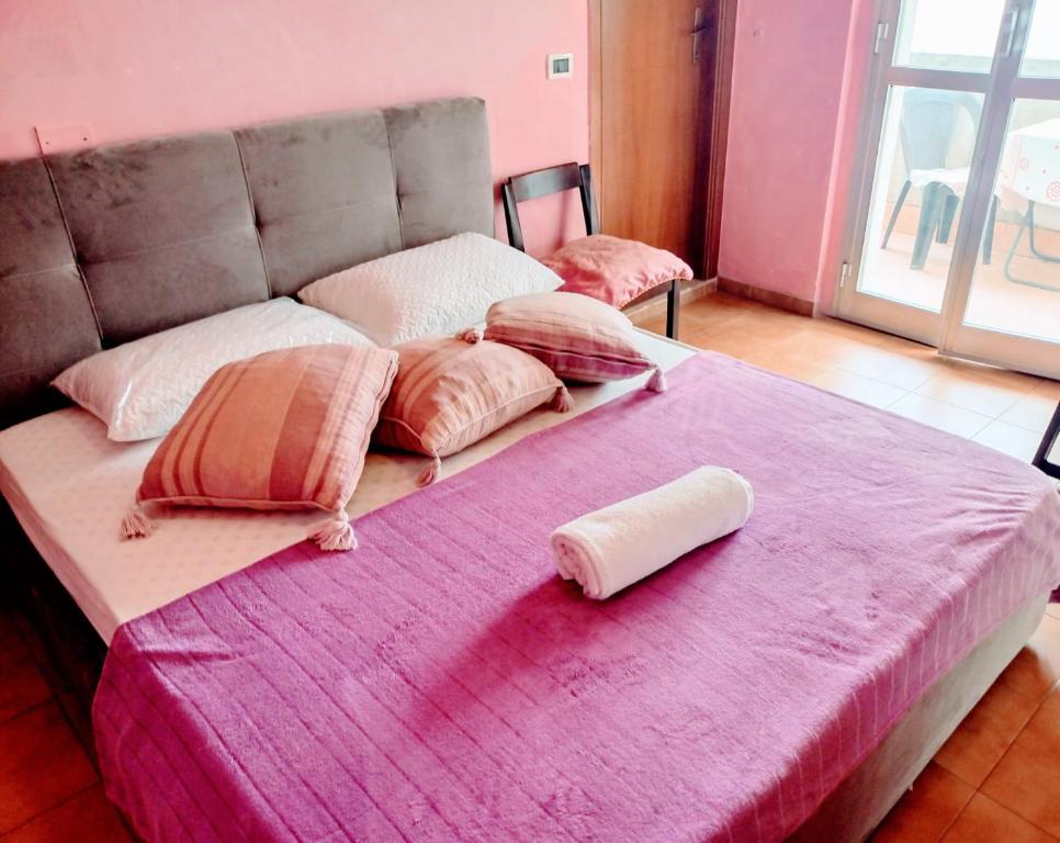 Postel nebo postele na pokoji v ubytování Casa sul mare