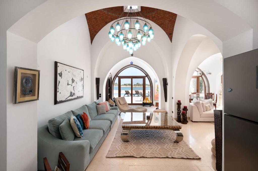Posezení v ubytování VESTA - El Gouna Residence