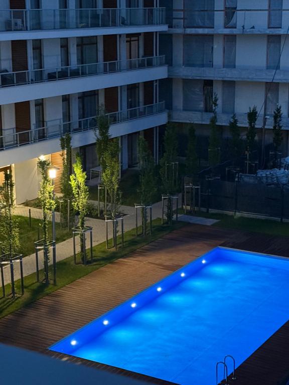 Πισίνα στο ή κοντά στο TuWypoczywam - Apartament 62 1C Sianożęty z klimatyzacja i miejscem na dachu